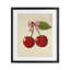 «Cherries with Pink Plaid Bow», reproduction encadrée sous verre, design par Christine Simpson Art-903283611-903283609