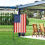 Petit drapeau américain 12 po x 18 po, drapeau américain pour support de jardin, décorations du 4 juillet, drapeau patriotique double face, drapeau américain, mini décorations patriotiques pour la cour, drapeau du 4 juillet