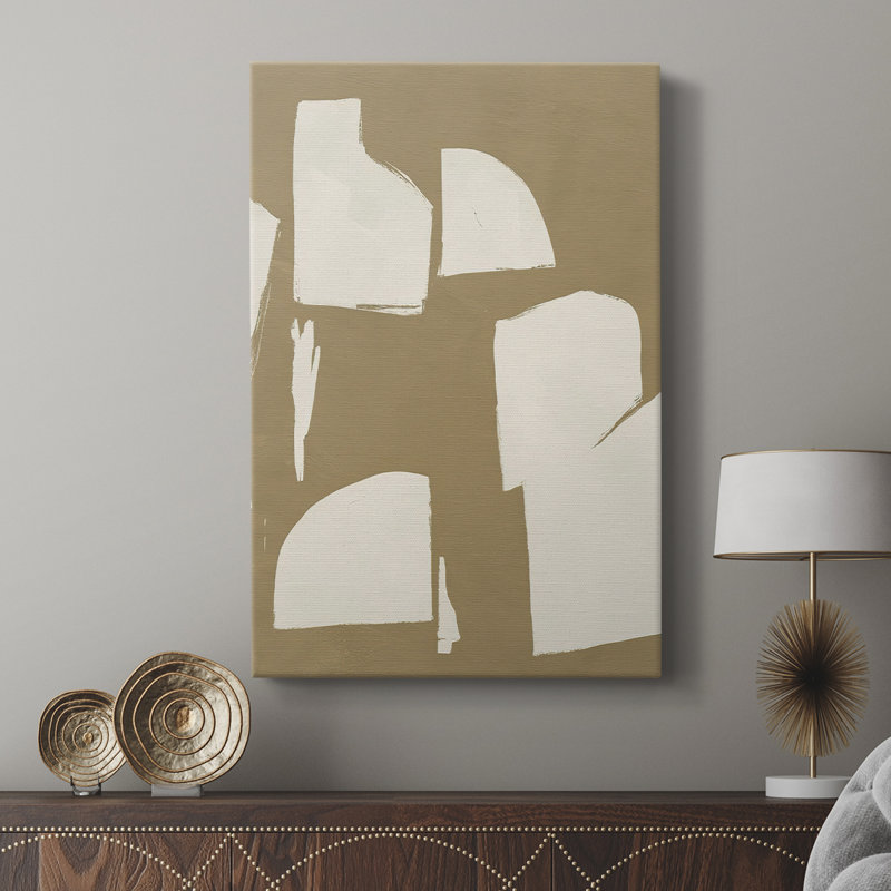 ChunkyAbstractIV -Custom Wrapped Gallery Cavas, 27" H x 18" W