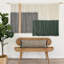 Tapisserie murale macrame grande fibre de teinture Dip