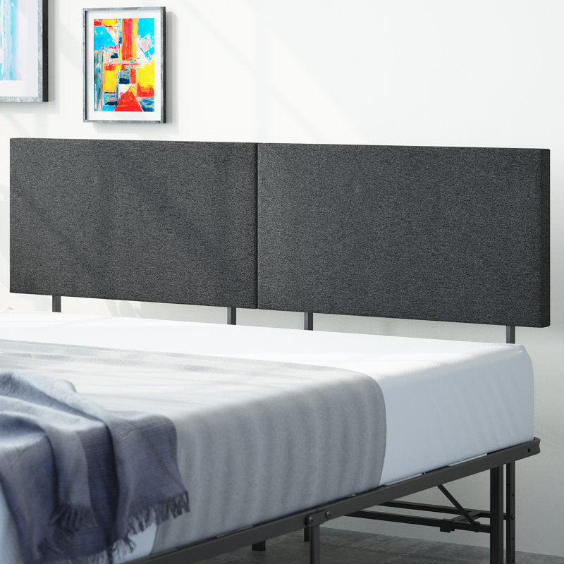 Francella Upholstered Metal Platform Bed, California King