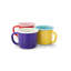 Grande tasse émaillée S / 4 - deux tons-341738738