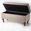 Regnier Polyester Upholstered Storage Bench-789433188