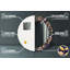 Huldar Glass Flat Wall Mirror
