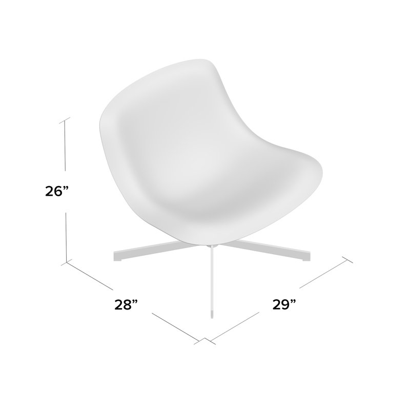 Nonesuch Upholstered Swivel Accent Chair, Natural, Light Gray