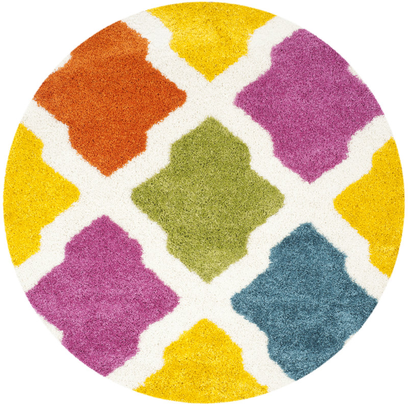 Tapis ivoire, Rond 6 pi 7 po
