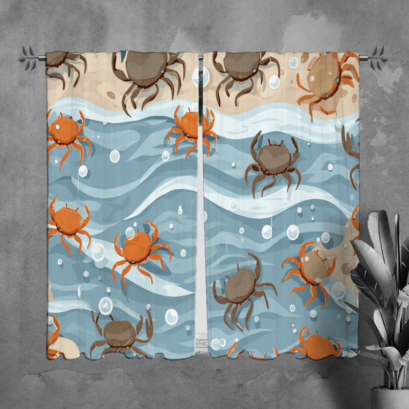 Yahira Room Darkening Curtain, 40" W x 82" L