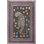 Purple Themed Tiger Patterned Creative Modern Decorative Rug