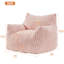 Grand fauteuil à billes moderne en fausse fourrure à compression, canapé paresseux spacieux pour la maison-202682716-222424836
