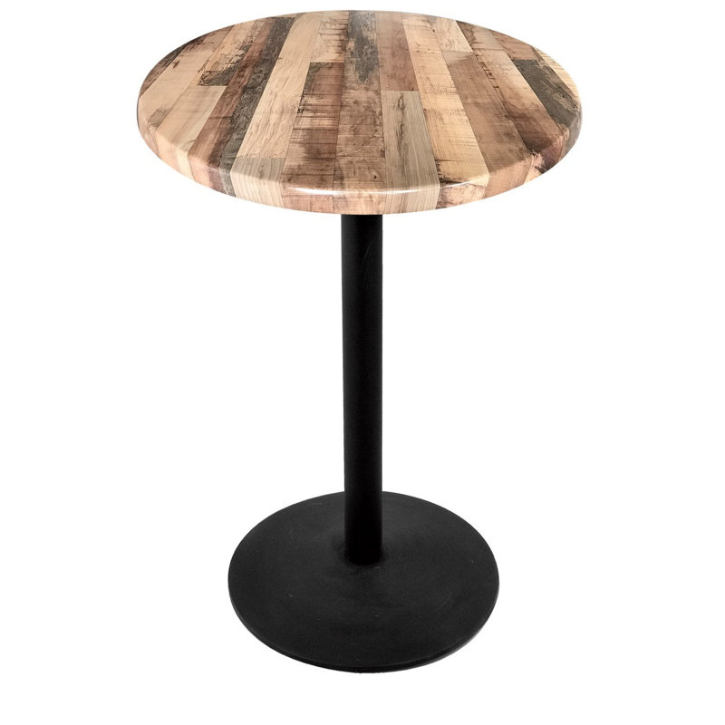 Rustic Round Weather Resistant Iron Bar Table