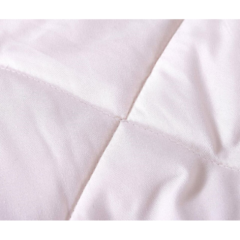 Whitt Polyester Bedspread with Pillow Shams Included, Pink, 255 x 275cm Bedspread + 2 Pillow Shams