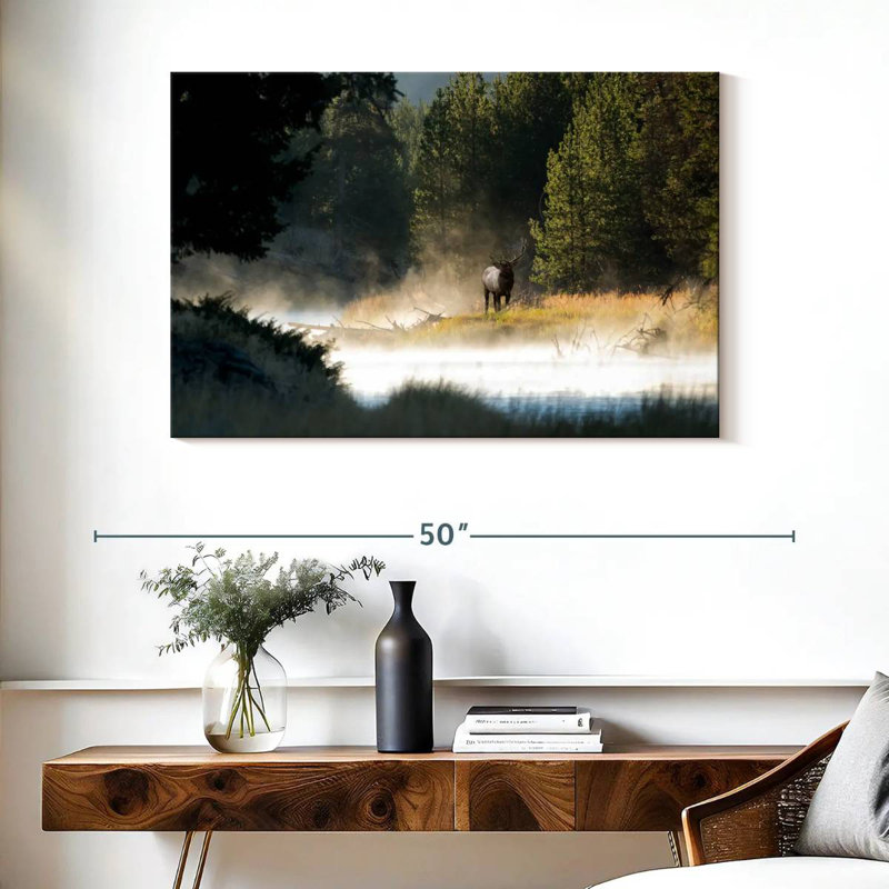 Alvord Elk Along Yellowstone River
