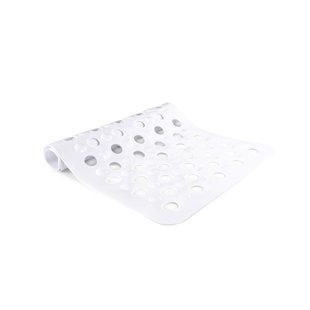 Kenney - White Bubble Microban PVC Bath Mat