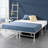 Zinus SBBK 14" White Metal Smartbase Zero Assembly Mattress Foundation-2010897196