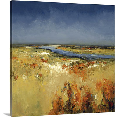 "Annelene" Sunlit Fields "par Lisa Ridgers, reproduction d'art sur toile