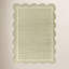 Tapis vert en laine touffeté à la main Lola 7 pi 10 po x 9 pi 10 po-121099148