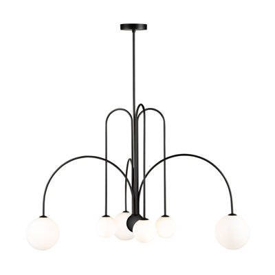 Comet 6 - Light Dimmable Chandelier