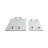 Elegant Glass Serving Trays With Modern Handles - Decorative And Functional Tabletop Display - Stylish And Versatile Accent Set Of 2-370699637