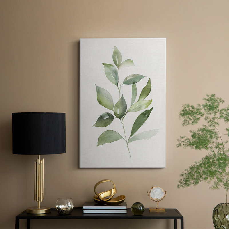 «Fresh Leaf Montage I» - galerie sur mesure, H 12 po x l 8 po