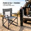  Chaise berçante extérieure pliante pour le camping, chaises de jardin portatives en filet avec dossier en filet confortable, accoudoirs imperméables et structure robuste-227314541