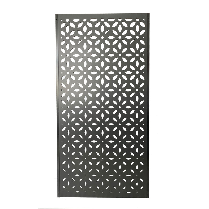 70 in. H x 35 in. W x 0.4 in. D Composite Decorative Privacy Screen Panel w/ C-Channel Kit