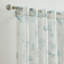 Lenox Butterfly Meadow Toile Printed Window Curtain, Blue - 52"W x 84"L-1867064265-1867064264
