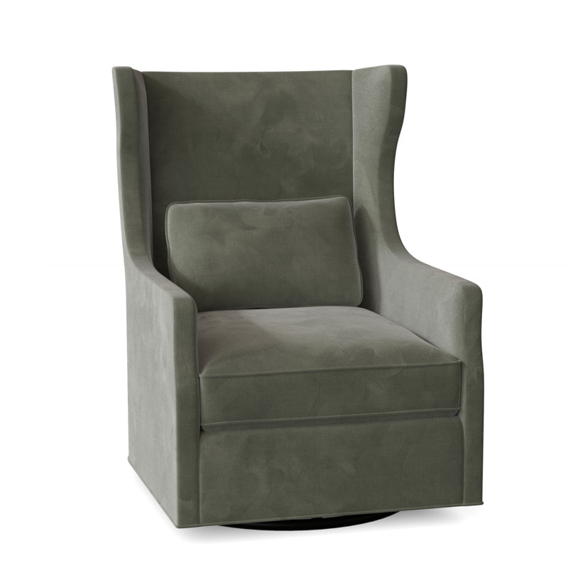 Taylor Swivel Wingback Chair, 9953 Willow