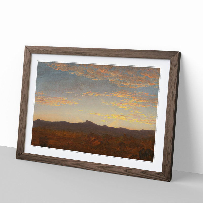 Catskill Creek by Thomas Cole - Framed Print, 36cm H x 48cm W x 2cm D, Walnut Framed