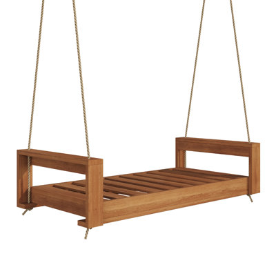 Zaxton Amish Casual The Lancaster Amish Crafted Porch Daybed Swing, Kiln Dried Pine