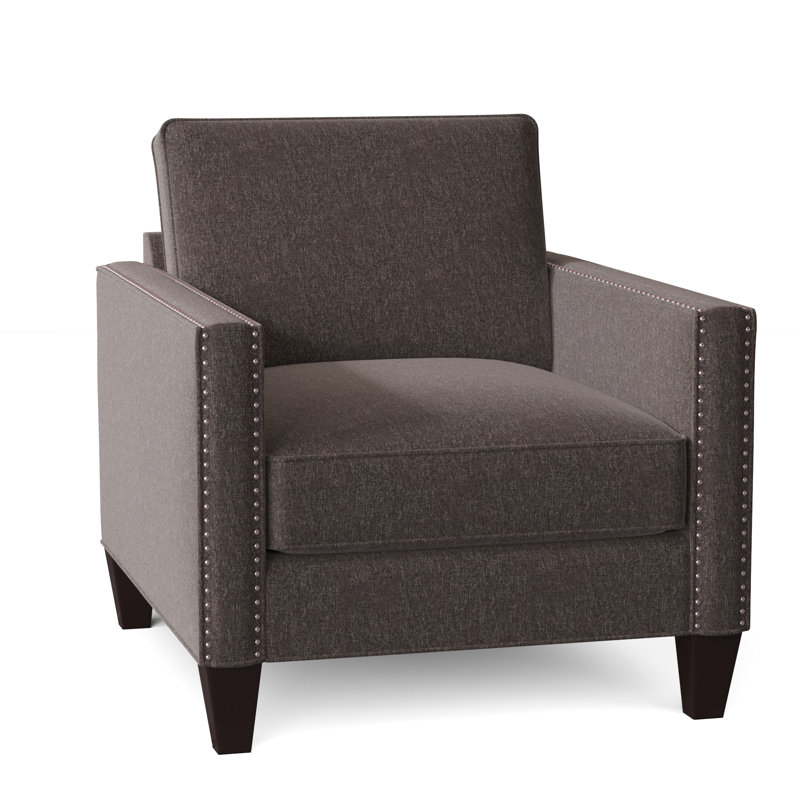 Fauteuil de 34 po de large Ellerkamp, Gris anthracite Crafty
