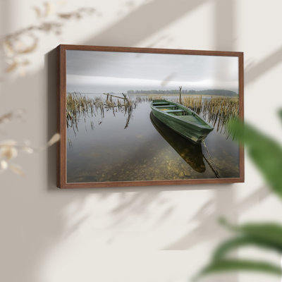 Green One -Framed Print - Restickable