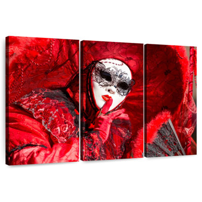 Déguisement de carnaval rouge