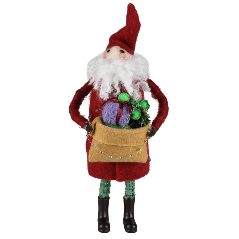 Père Noël avec boîte de cadeaux