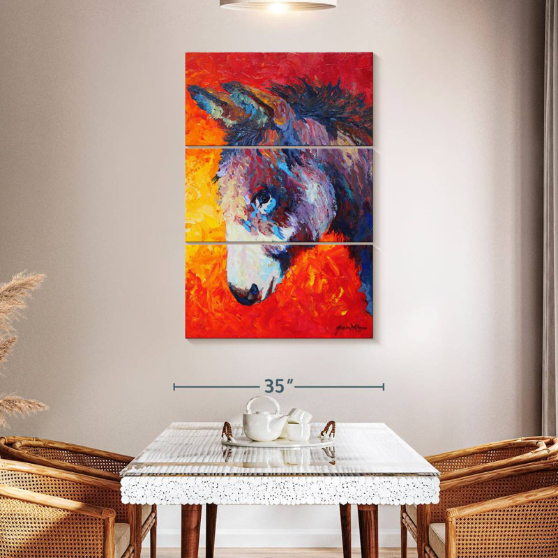 Brampt Donkey II, 50" H x 32" W