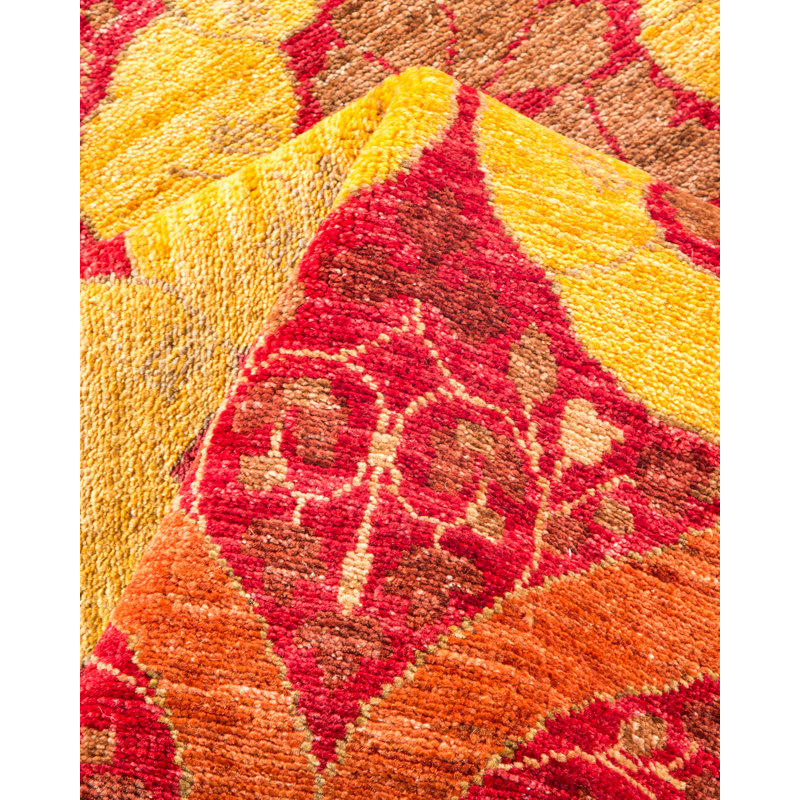 Arts & Crafts One-of-a-Kind 5' 10" X 8' 10" Hand Knotted Area Rug
