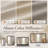 Cadnite 50" W Thermal 100% Blackout Linen Textured Curtain  2 Panels Set-718191240-706787544