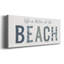 «Beach Better on Canvas», art textuel-702548614