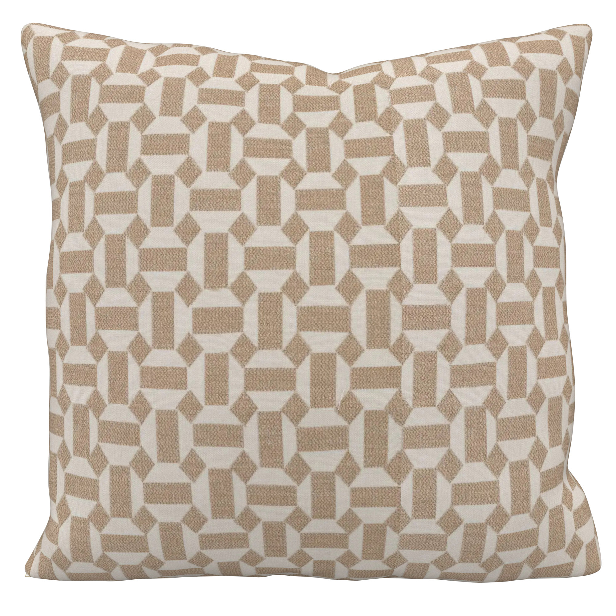 Gabi Indoor/Outdoor Throw Pillow, 24 x 24 x 3, Assemble Sand