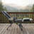 Reclining Folding Camping Chair With Footrest & Carry Bag, Adjustable Outdoor Lounge Chair With Cup Holder-1514996618