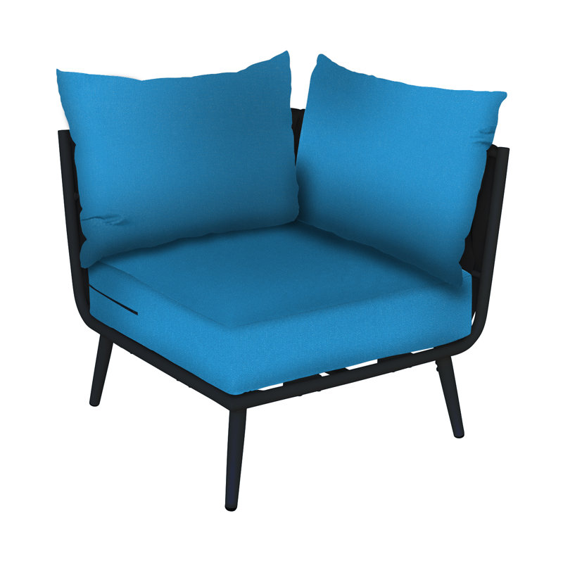 Section de coin Cayman, Bleu, Noir