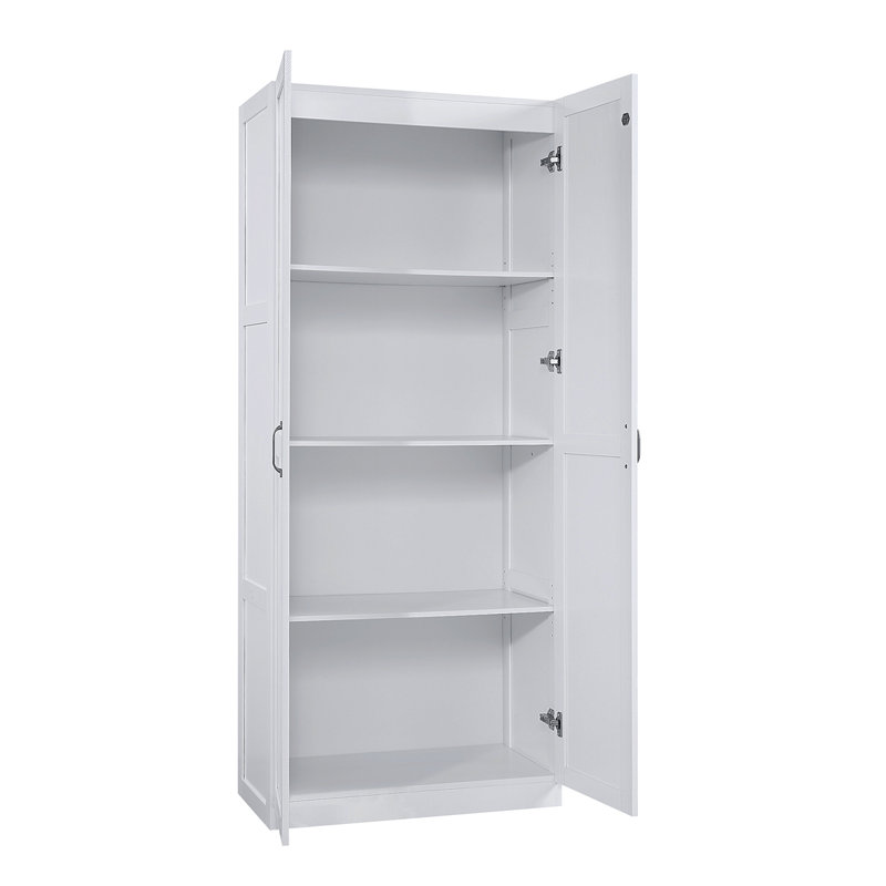 Armoire de rangement blanche Hopkins 30 po (4 tablettes), Blanc