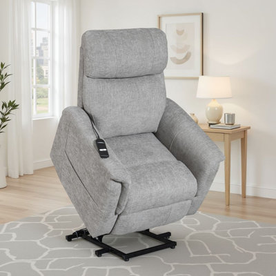 Brunswick Chenille Electric Riser Recliner Chair 
