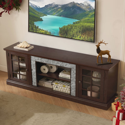 TV Stand with 2-Door Storage