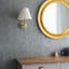 Eyal Steel And Fabric Armed Sconce-1215936746