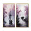 Mystic Pirate Boat Voyage I - Ensemble de salon d'art mural bord de mer-102582875-102582879