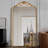 European-Style Vintage Carved Wall-Mounted Full-Length Mirror-118377338