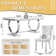 Rectangular 70.1"L X 35"W Dining Set (Set Of 7)