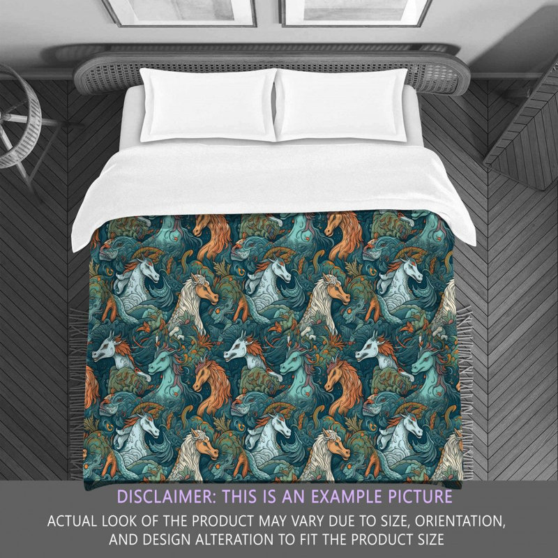 Édredon Mythical Bedding - bleu, Édredon grand