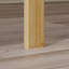 Structure de lit simple en bambou naturel de 14 pouces, style moderne de ton chaud, lit plateforme robuste, conception en forme de vague pour empêcher le matelas de glisser, sans grincement et sans vacillement, sans sommier tapissier nécessaire-836994043