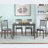 Mathena 4 - Person Four Leg Base Dining Set-609163375-609163368